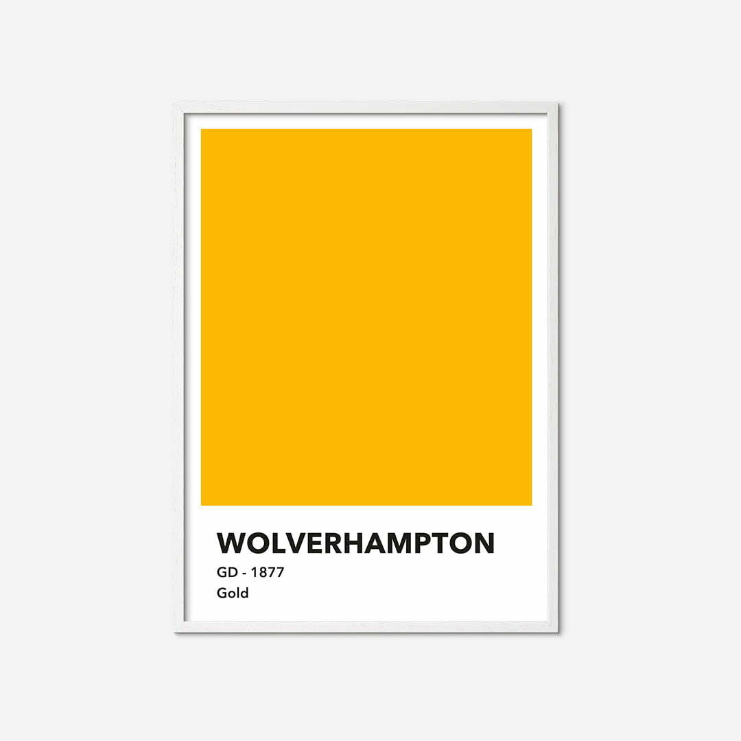 Wolverhampton-farve-plakat-white-frame
