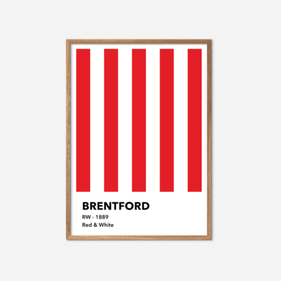 Colors - Brentford Fodbold Plakat