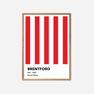 Colors - Brentford Fodbold Plakat