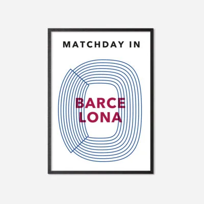 Matchday In Barcelona Plakat - Image 6