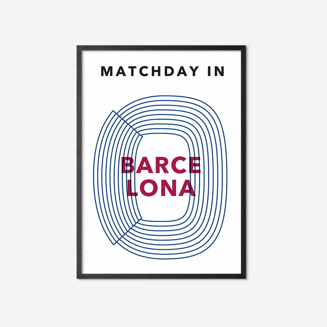 matchday-in-barcelona-poster-black-frame