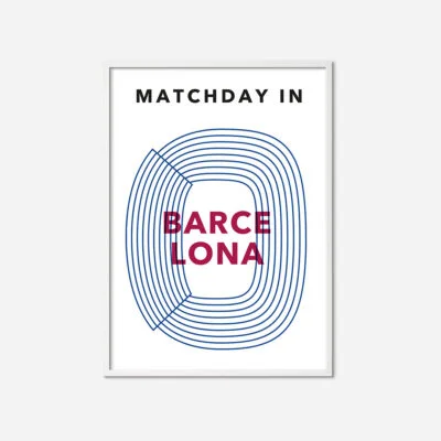 Matchday In Barcelona Plakat - Image 8
