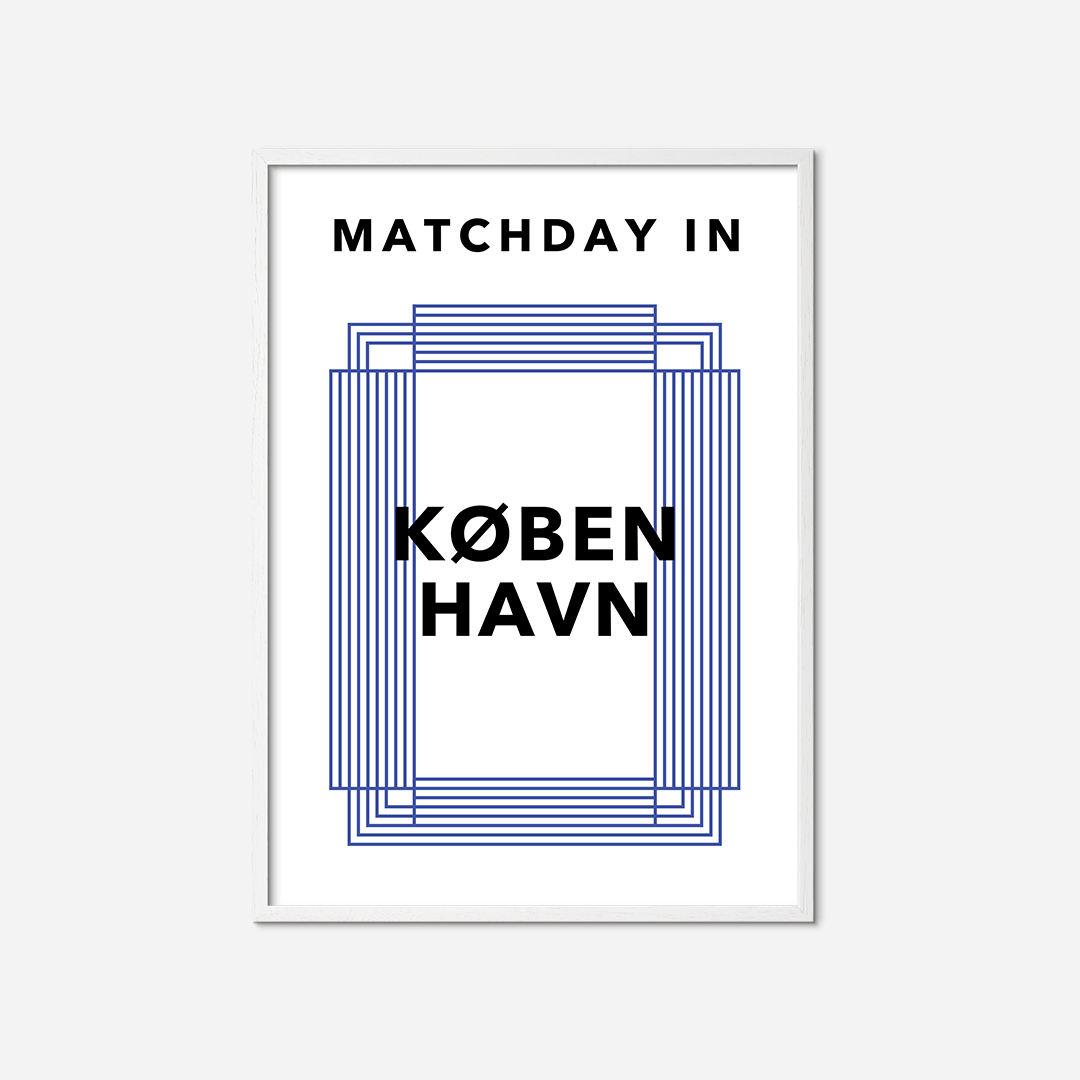 matchday-in-københavn-poster-white-frame