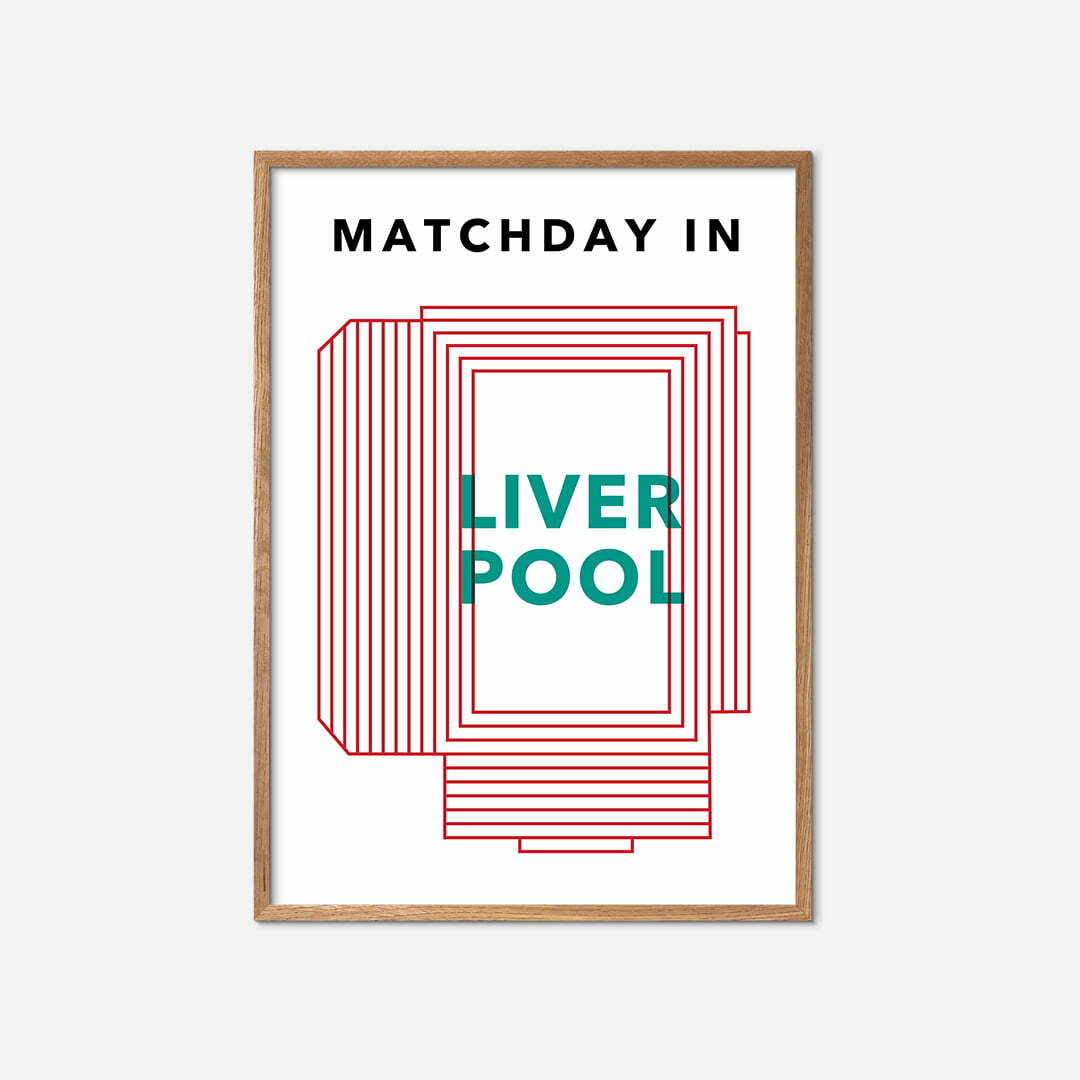 matchday-in-liverpool-poster-oak-frame
