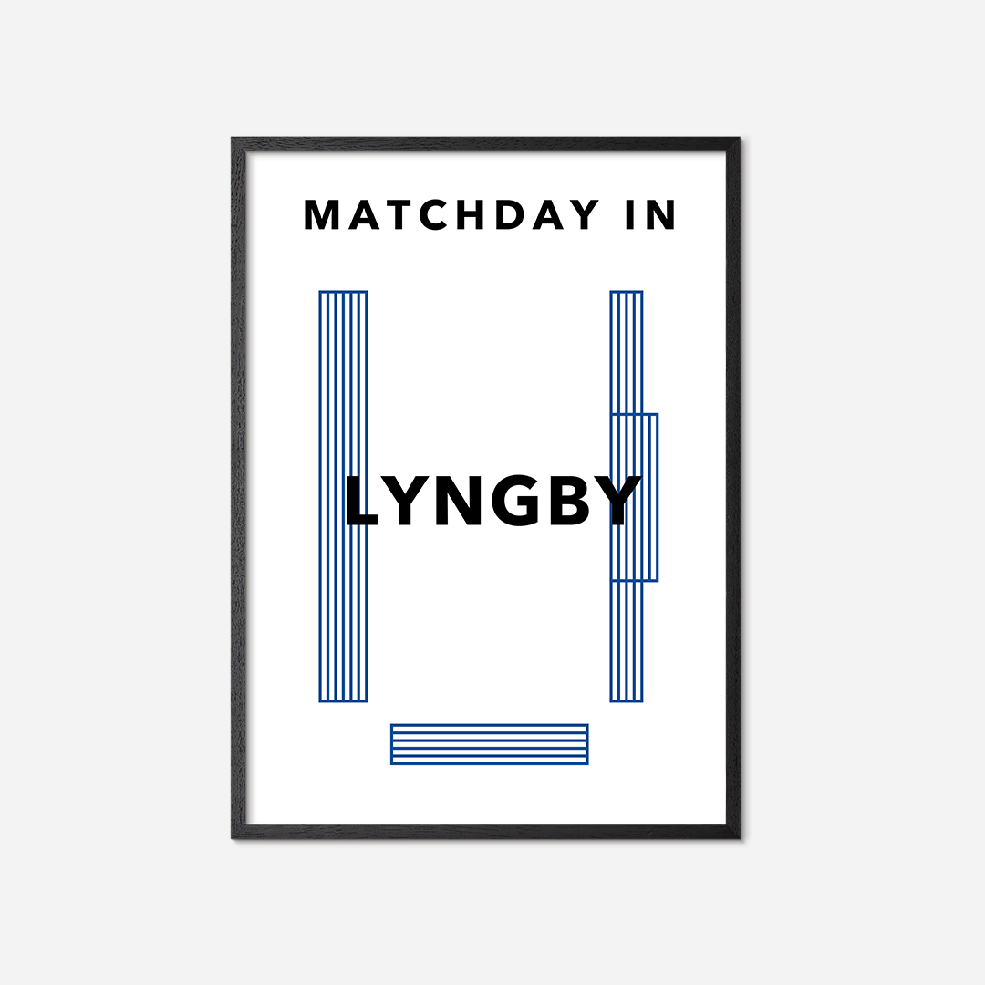 matchday-in-lyngby-poster-black-frame