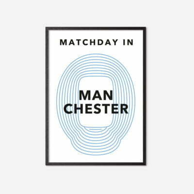 Matchday In Manchester City Plakat - Billede 6