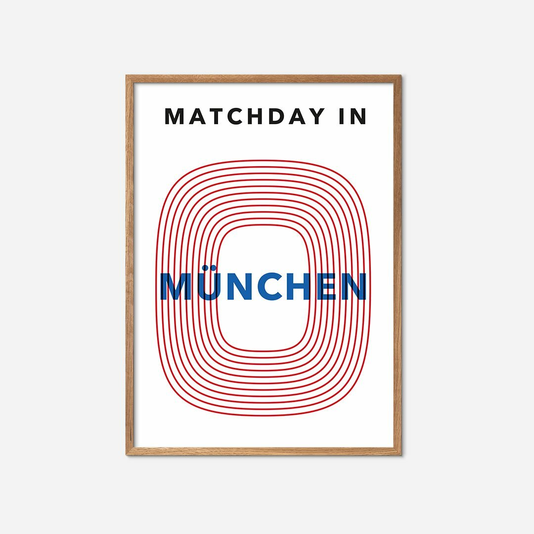 matchday-in-münchen-poster-oak-frame