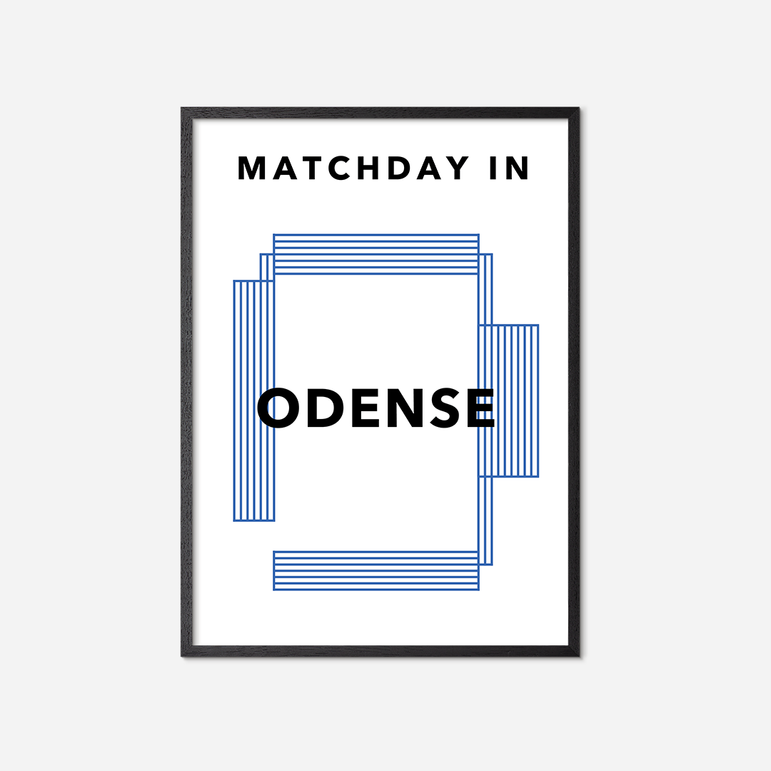 matchday-in-odense-poster-black-frame