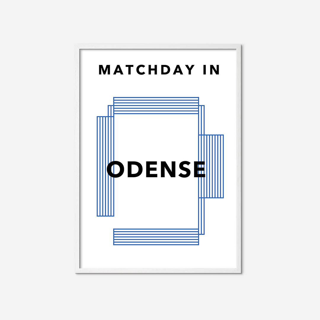 matchday-in-odense-poster-white-frame